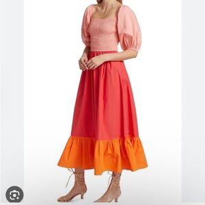 Rhode Midi Dress Eloise Colorblock